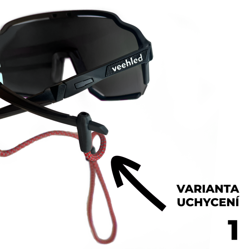 Sportovní šňůrka na brýle LITE | Černá