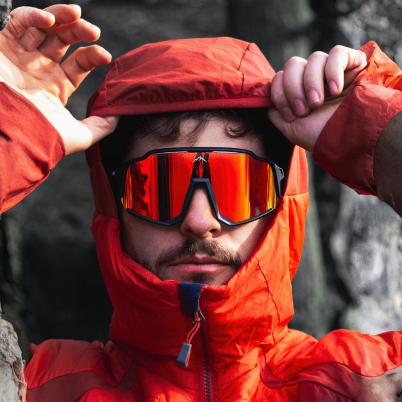veehled Alpes - Black | Sunset Red